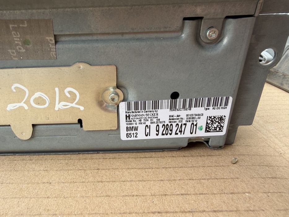 Unitate navigatie CIC / NBT BMW Seria 1 2 3 4 5 6 7 X5 X6