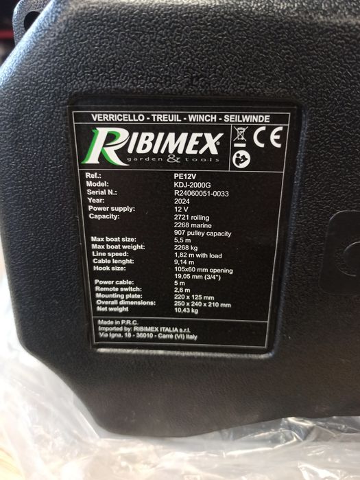 Troliu electric cu telecomanda, 5 tone.