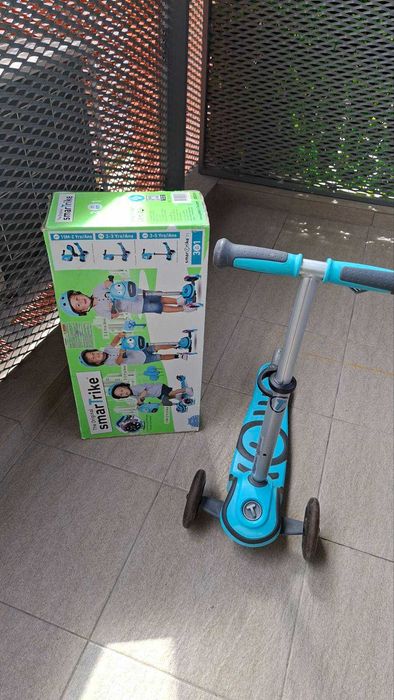 Детски скутер smarTrike Т1, син