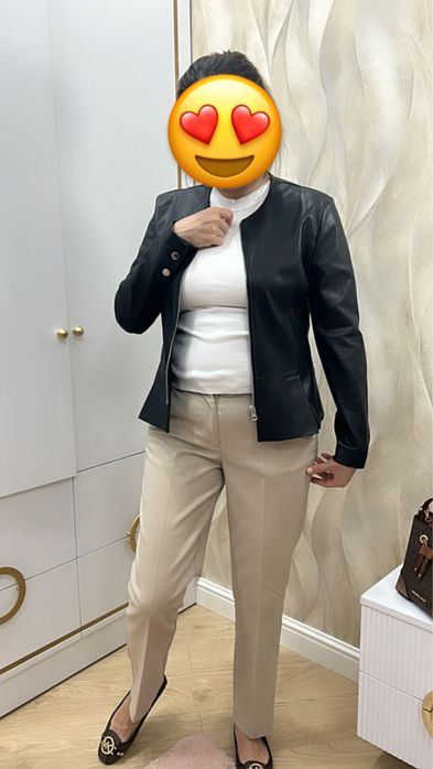 Замшевая кожанка