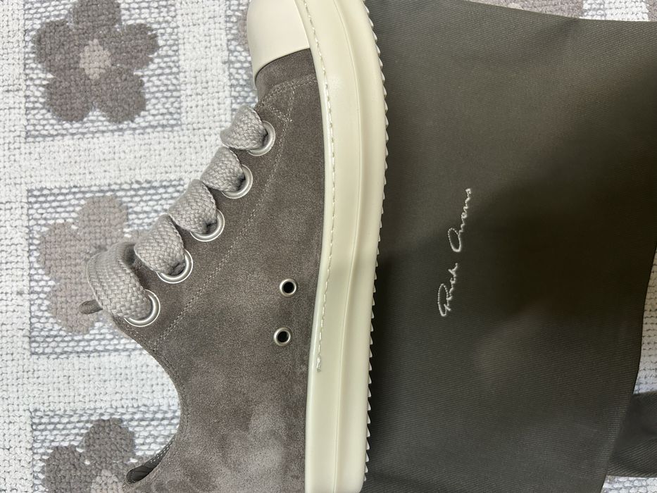 Rick owens jumbo lace low sneakers