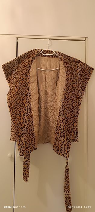 Palton/jacheta geaca leopard animal print masura S 34-36