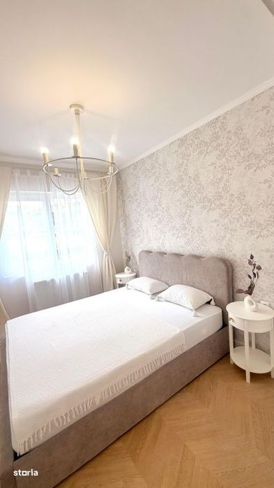 Apartament trei camere, ultrafinisat, partial mobilat, strada Urusagul