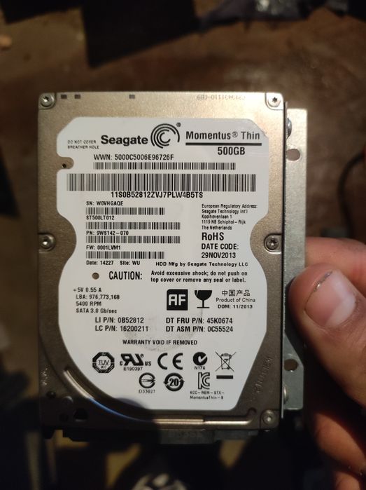 Жёсткий диск  для ПК