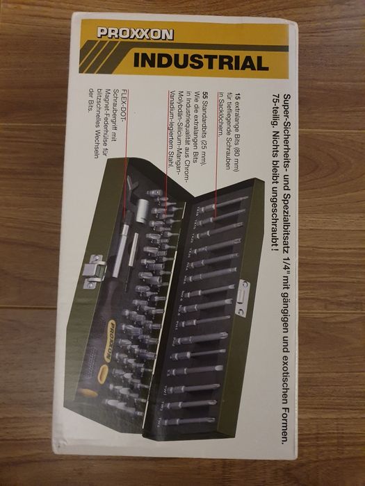 Trusa cu șurubelnița și biți PROXXON Industrial 23 107