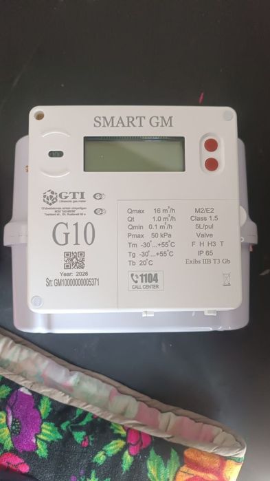 Газовый счётчик G10