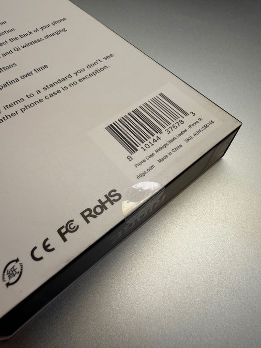 Husa piele leather case originala Apple iPhone 16 Black