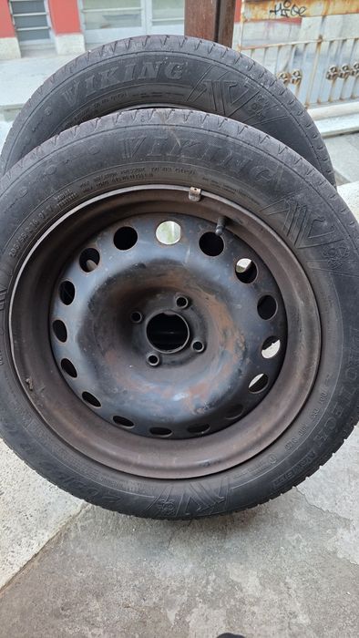 2 anvelope vara Viking 205/55 R16 + 2 jante R16 4 x 108