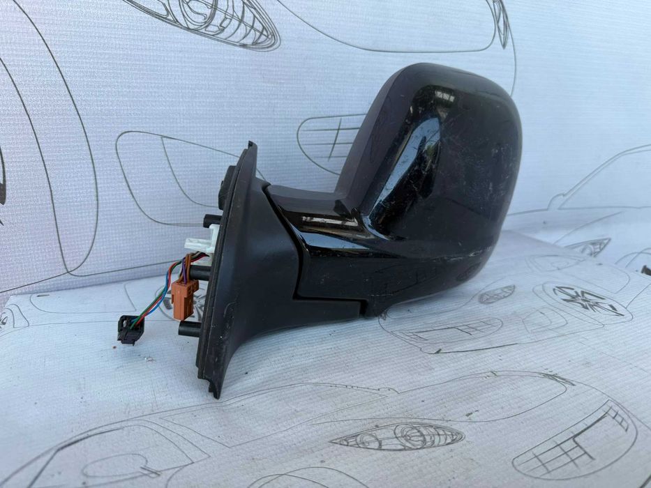 Oglindă Retrovizoare Stânga 3x4 Pini Citroën Berlingo Comercial 1608177880 / [2008-2018] / (5B3)
