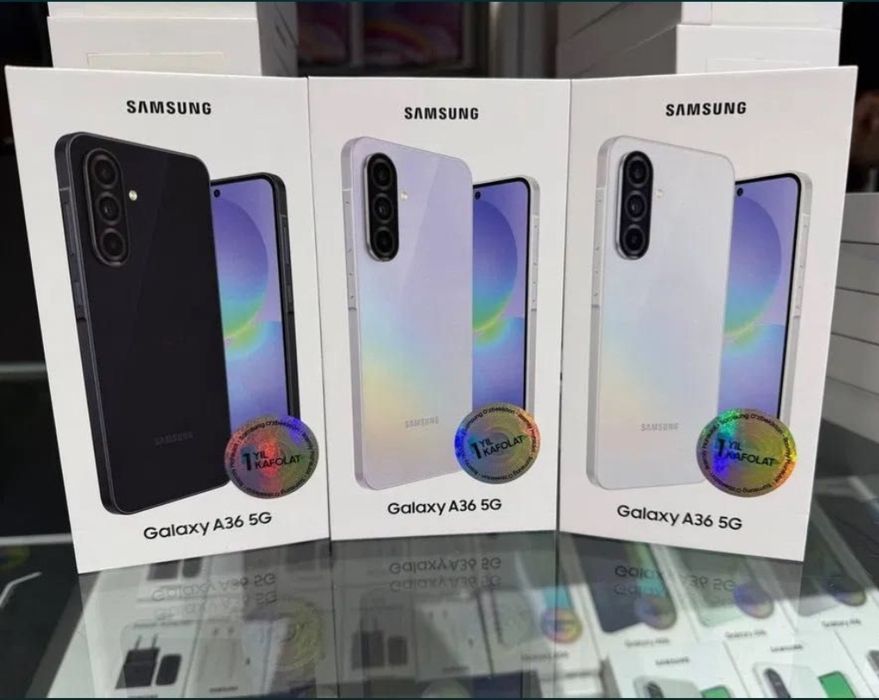Samsung Galaxy A36 5G 8/256Gb 8/128Gb 1Yil Kafolat