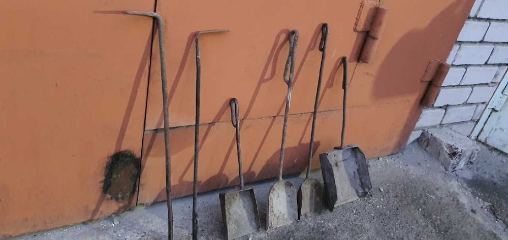 Совок металлический, Кочерга для печки  Район 1000 мелочей