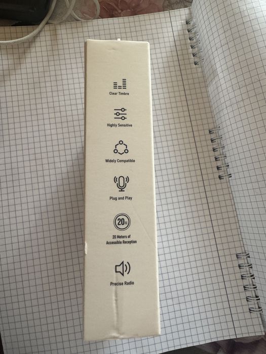 Microfon lavaliera pentru telefon iPhone  Lightning//Ulanzi J12