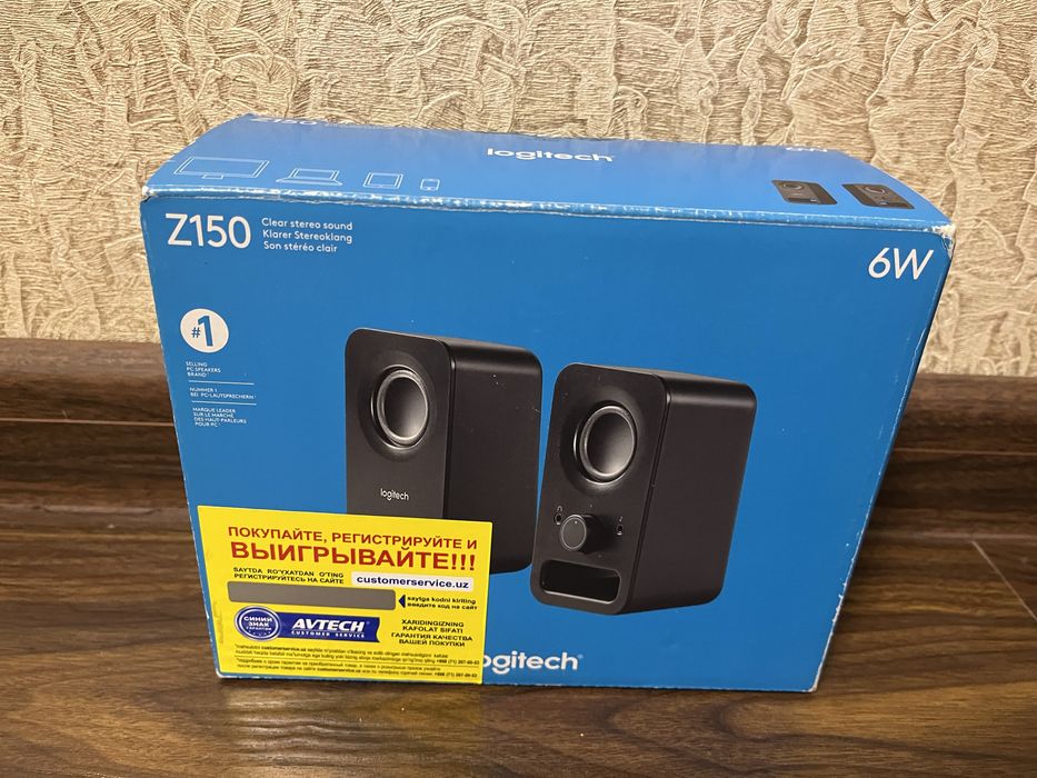 Logitech Z150 — компактные колонки, отличное звучание