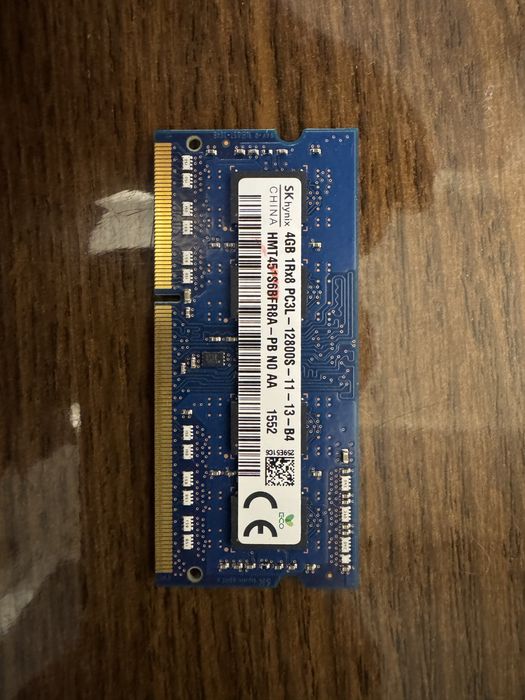 Оперативная память SO‑DIMM DDR3 4GB