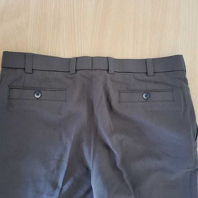Pantaloni barbati stofa maro L-XL talia 96cm