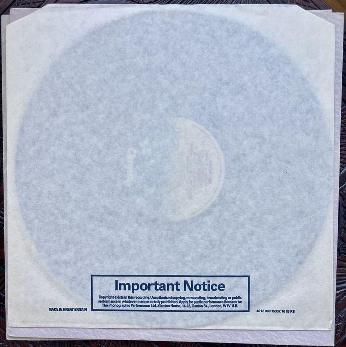 UFO – Misdemeanor LP 1985 UK Chrysalis CHR 1518 VG+