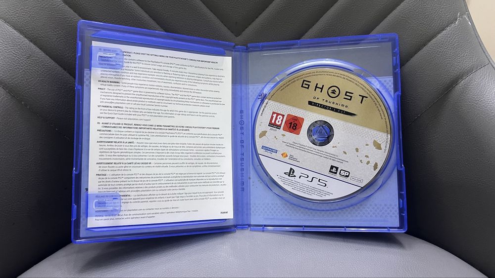Диски PS5 Ghost of Tsushima и Spider-Man 2
