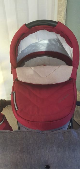 Количка 2в1 Husky Baby design зимно чувалче и ръкавица за дръжката