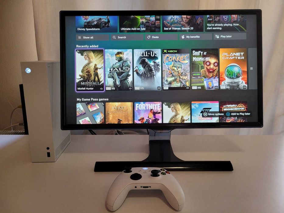Consola Microsoft Xbox Series S, 512 GB + controller, impecabila