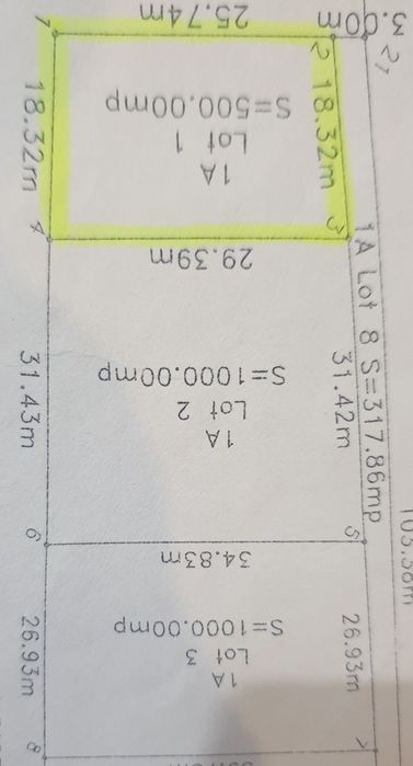 Teren intravilan 500 mp – Bragadiru, Ilfov – utilități – drum privat –