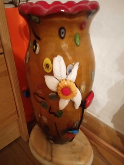 Vaza din sticla de Murano