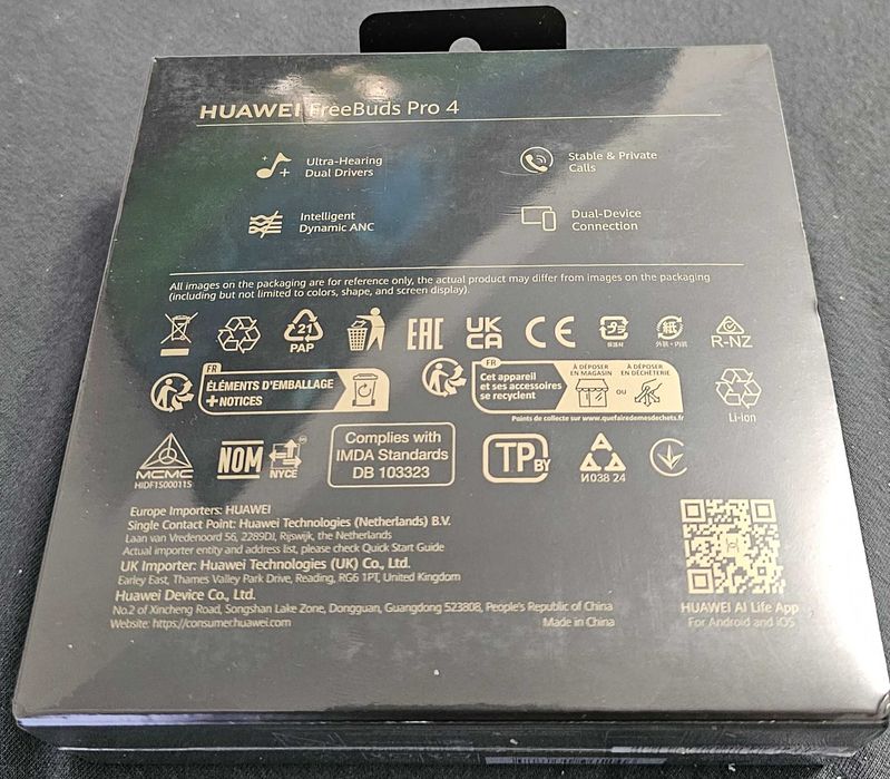 Căști sigilate Huawei FreeBuds Pro 4 albe