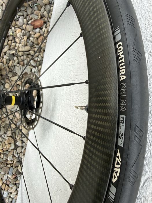 Roti carbon bicicleta cursiera Mavic Cosmic SLR45