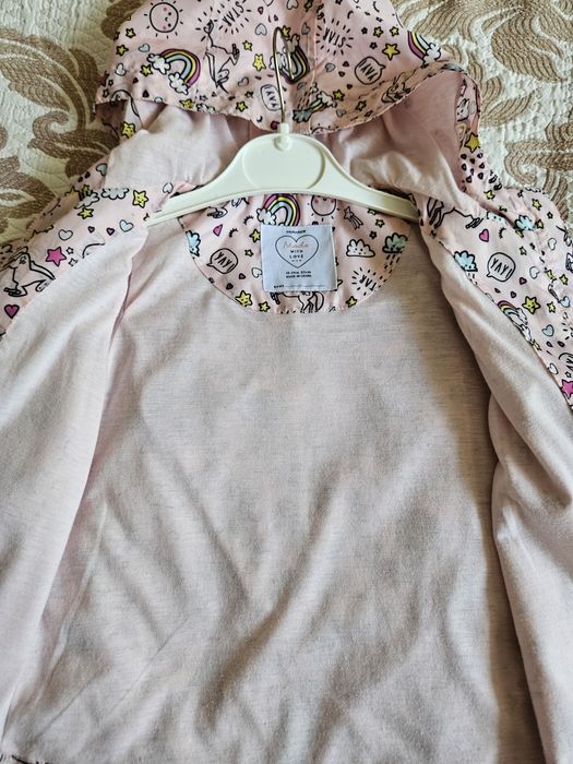 Детско есенно яке за момиче, 92 см, 98-104 см