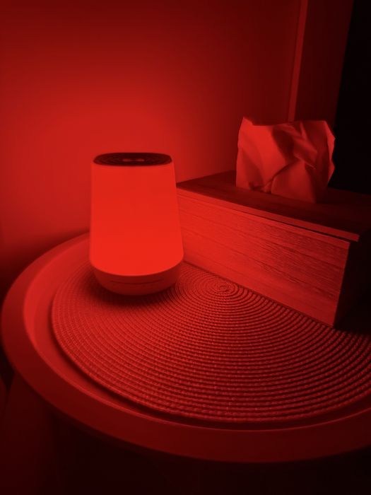 Boxa sunete albe si lumina calda (+RGB) pentru somn