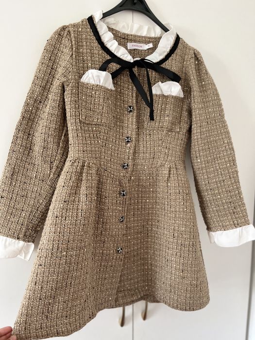 Твидовое платье в стиле Old Money