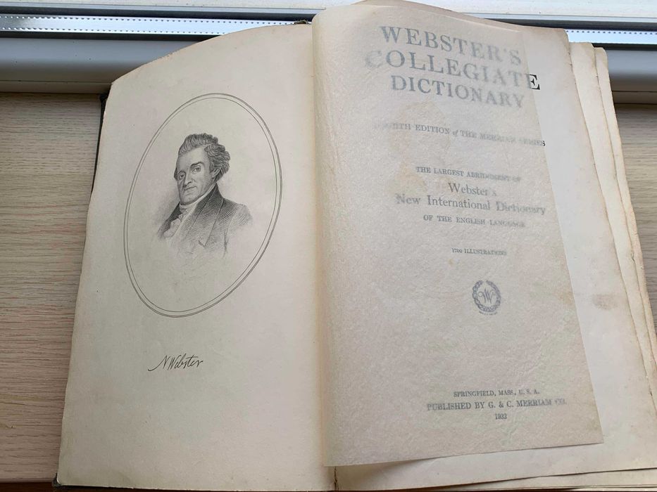 Dictionar Webster 1932 vintage Merriam