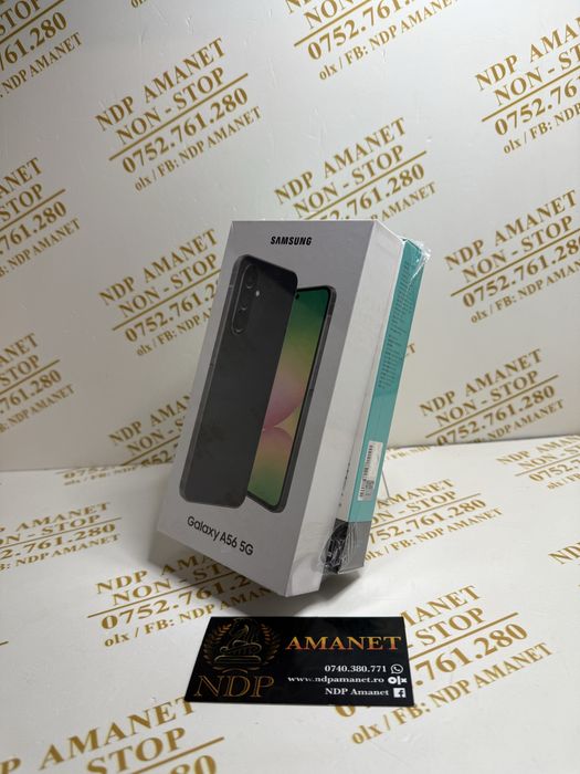 NDP Amanet Braila Samsung A56 Nou Neactivat+ Baterie(55059)