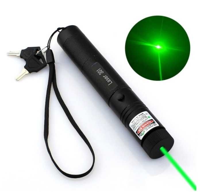 Мощная лазерная указка + аккумулятор