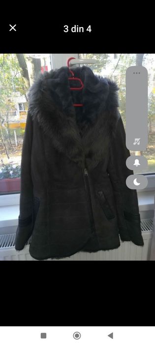 Cojoc dama blana naturala