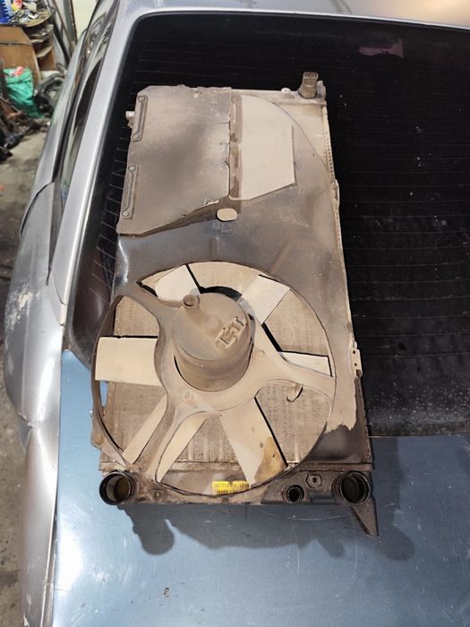 Радиатор с вентилятором ауди 80 б3