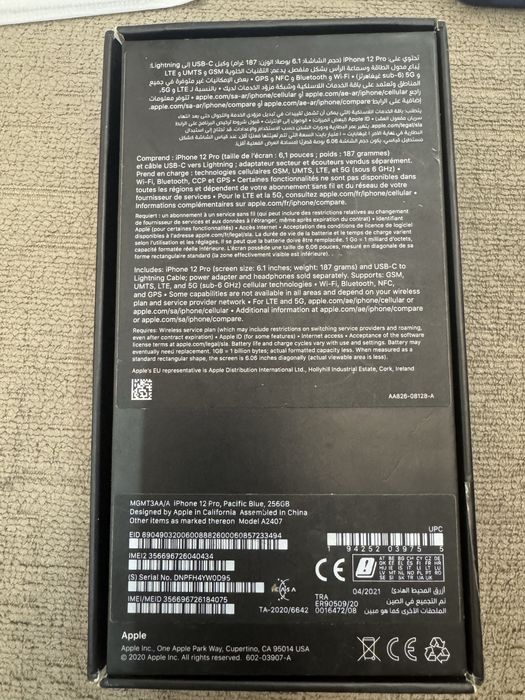 Iphone 12 pro 256