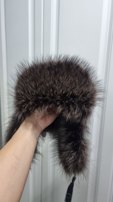 Меховая детская шапка