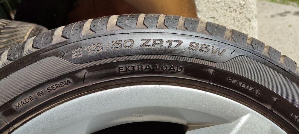 Лети джанти 17"  4х114.3 за Chevrolet Epica с почти нови всесезонни гуми с ГАРАНЦИЯ