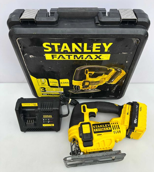 Stanley Fatmax Сет - Акумулаторен ъглошлайф, зеге, импакт, виброшлайф