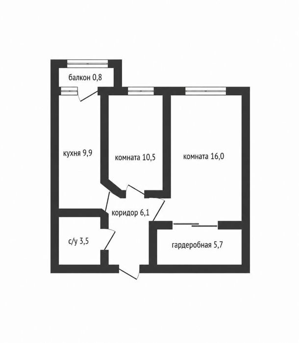 Продам 2-ком квартиру мкр Юбилейный