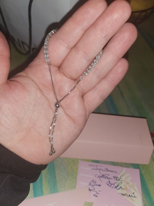 Дизайнерска гривна с цирконий