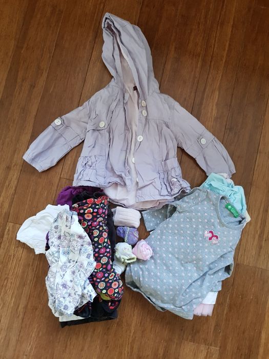 Лот маркови детски дрехи за момиче 6-9 месеца, 68-74 см. ръст