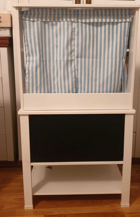 Bucătărie de lemn pt.copii cu perdele SPISIG Ikea