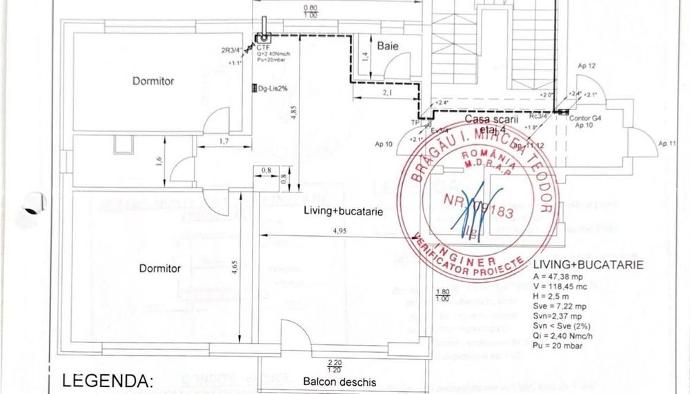 Apartament 3 camere Sara Sea View - balcon cu vedere la mare