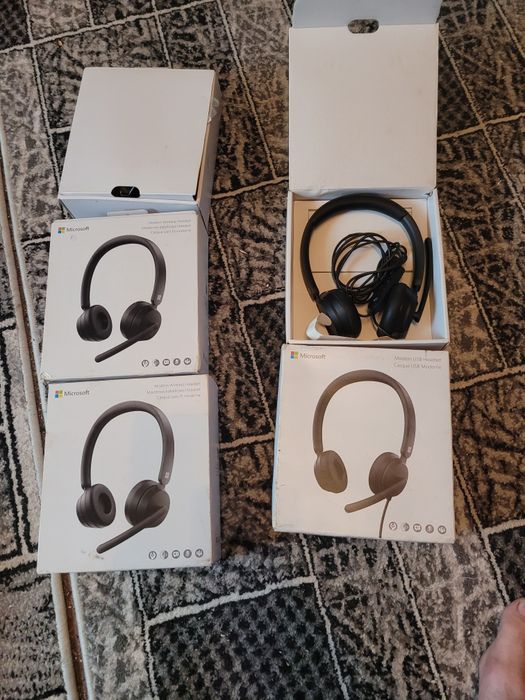 Microsoft Modern Wireless Headset Căști Fără fir Bandă de fixare pe cap Birou/Call center Bluetooth Negru
