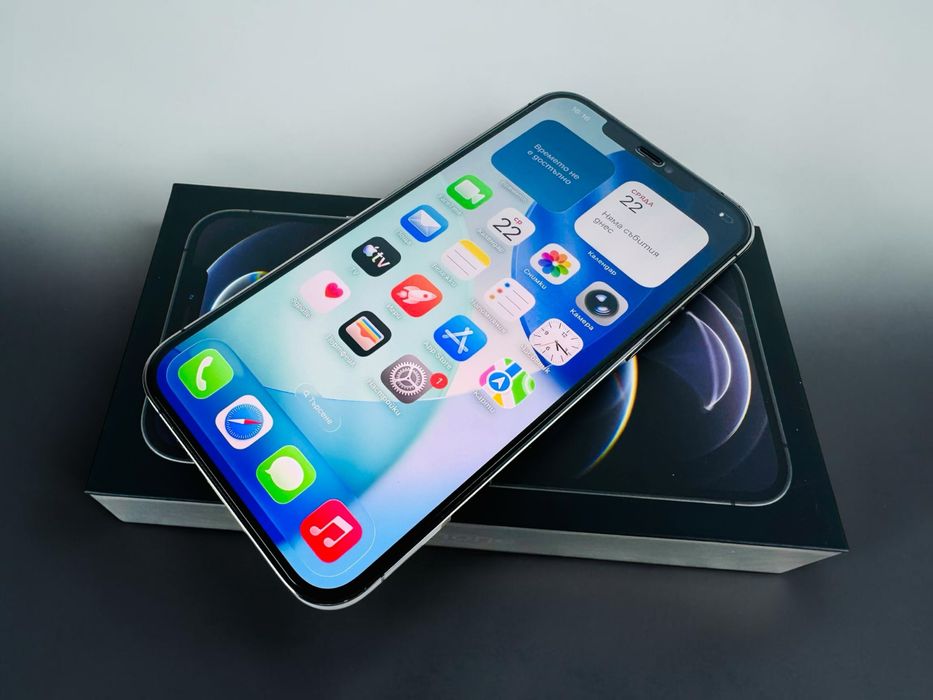 Apple iPhone 12 Pro 128GB Graphite Перфектен! Гаранция!
