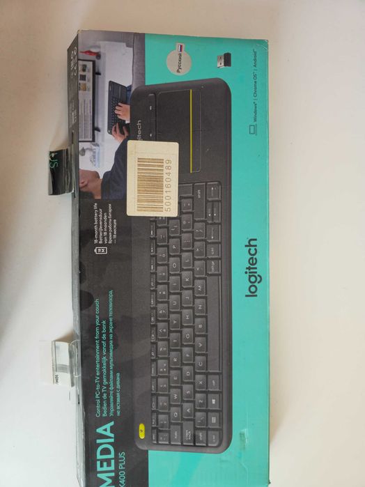 Продам клавиатуру Logitech K400Plus