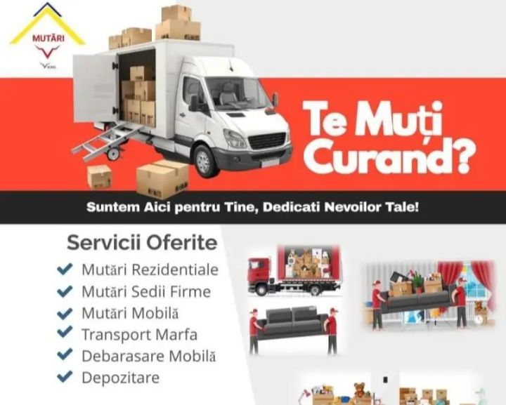 Transport marfa mutări debarasării