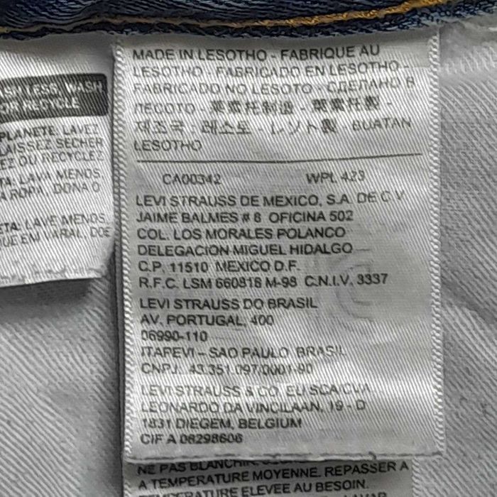 Джинсы Levis 505 / Size W30 L32 / Made in Lesotho