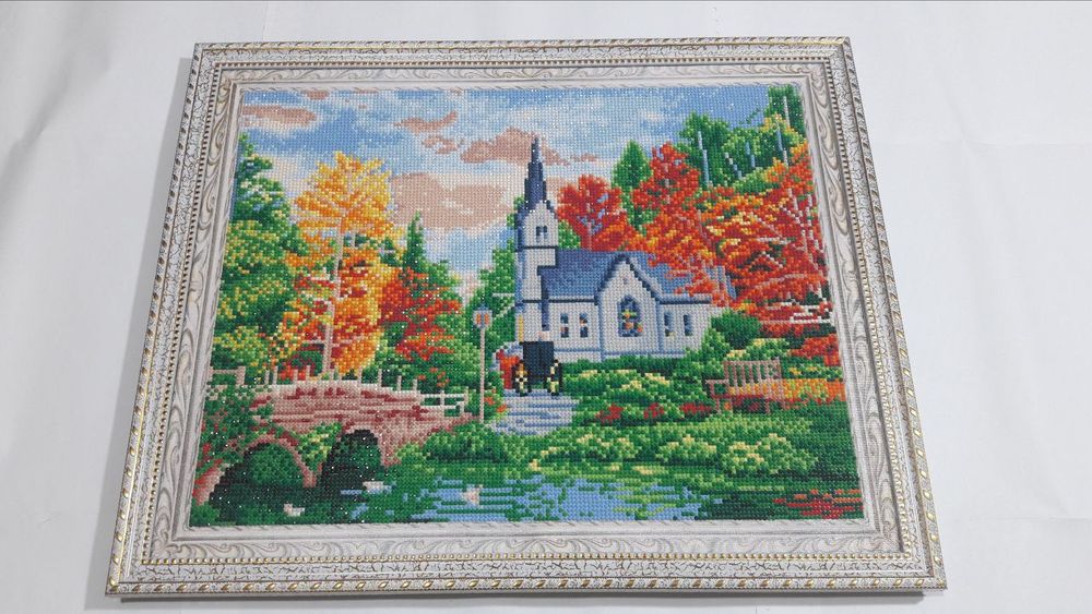 Продам картины алмазная мозаика, готовые с рамкой.